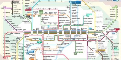 Μόναχο s1 τρένο χάρτης