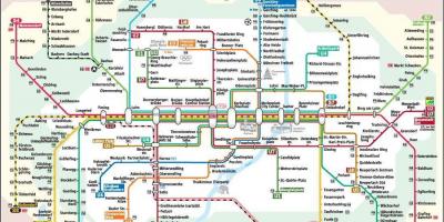 München, μετρό χάρτης