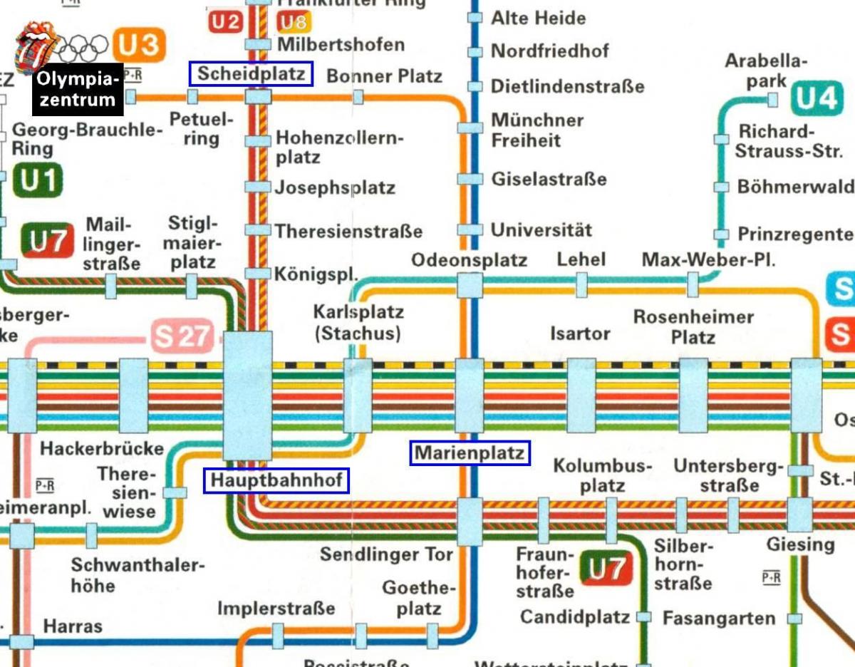 Χάρτης της πόλης: μόναχο hauptbahnhof