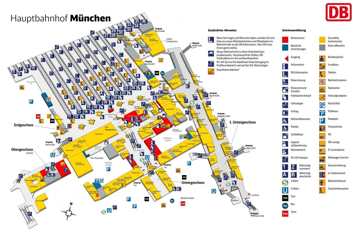 münchen-hbf χάρτης
