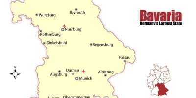Munchen germany χάρτης