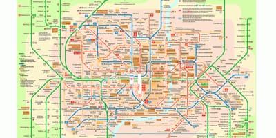 Μόναχο μαζικής μεταφοράς χάρτης