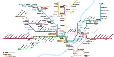 Χάρτης της πόλης: μόναχο τραμ