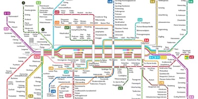 Munchen u bahn χάρτης