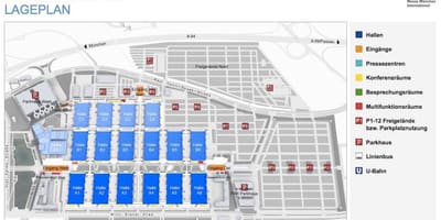 Χάρτης της munchen messe