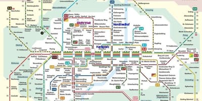 S bahn münchen χάρτης