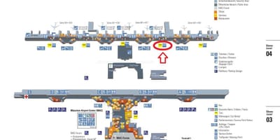 Χάρτης της munich airport terminal 1