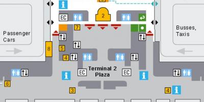 Χάρτης από το αεροδρόμιο του μονάχου αφίξεις