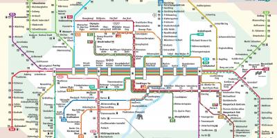 Μόναχο s τρένο χάρτης
